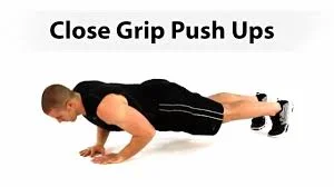 Close stance push-up