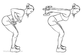 Standing Eccentric Triceps Extensions