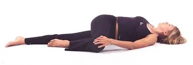 Supine Hip Twist Stretch