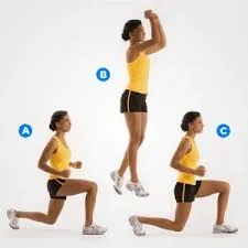 Lunge jumps