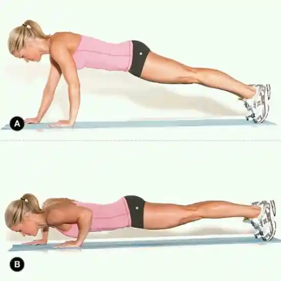 Staggered Hand Push-up