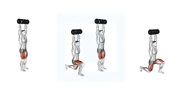 dumbbell-overhead-lunge