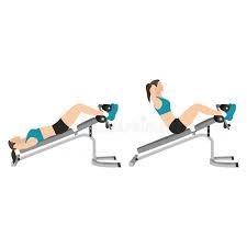 Decline Curl-ups