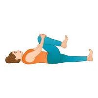 Knee to chest