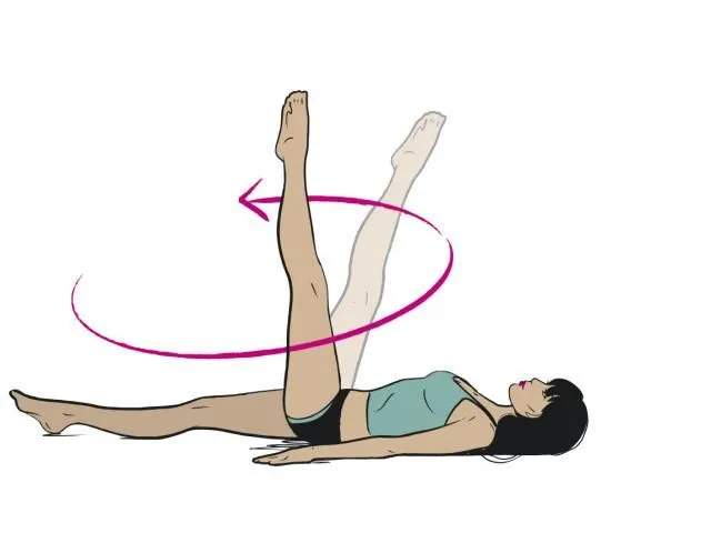 One leg circle