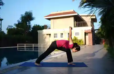 Humble Warrior Pose