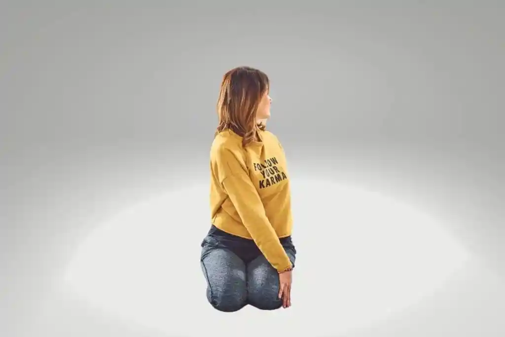Vajrasana Twist