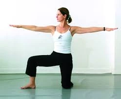 Warrior Pose 2: One Knee on the Floor