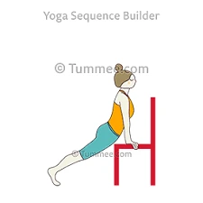 One-Handed Upward-Facing Dog Pose