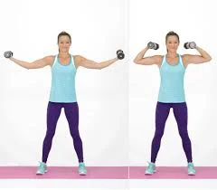 Wide lifted biceps curl
