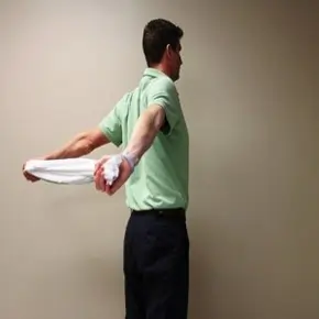 Towel stretch