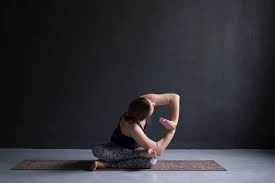 Agnistambhasana Twist