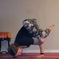 Funky Grasshopper Pose
