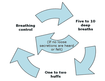 Active cycle of breathing technique 