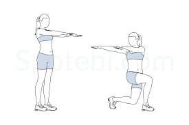 Walking Lunge with Rotation