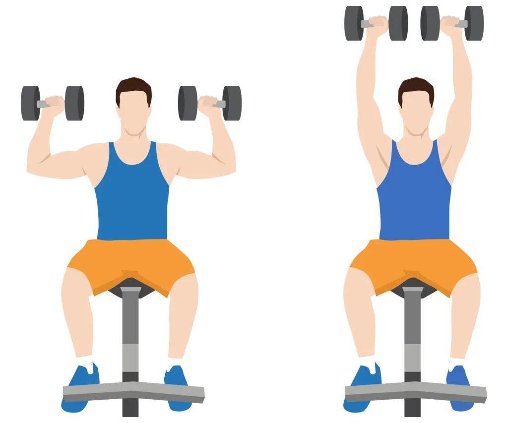 Dumbbell shoulder press