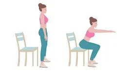 Chair squat