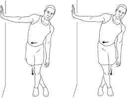 Standing IT band stretch