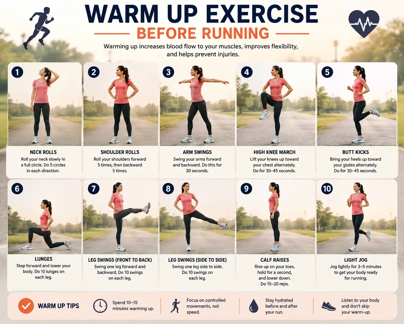 Warm Up Exercise Before Running