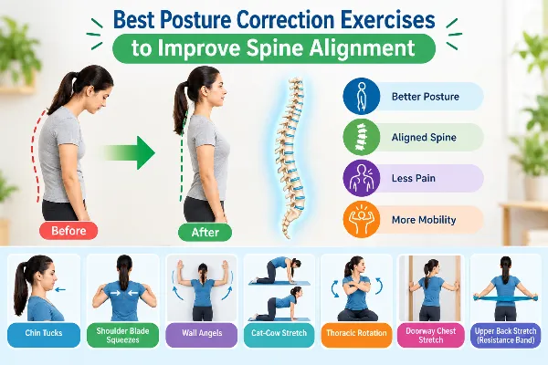 Best Posture Correction Exercises to Improve Spine Alignment