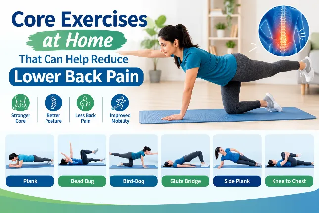 Core Exercises at Home That Can Help Reduce Lower Back Pain