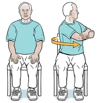 Seated trunk rotation
