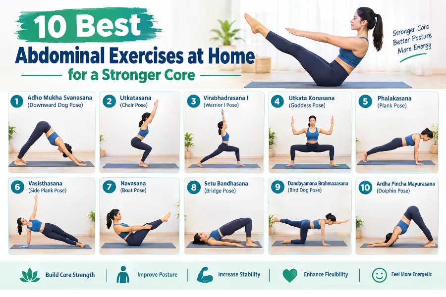Yoga for Strong Abs at Home